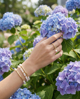 Bowood Lane Gold / Pearl Della Bracelet