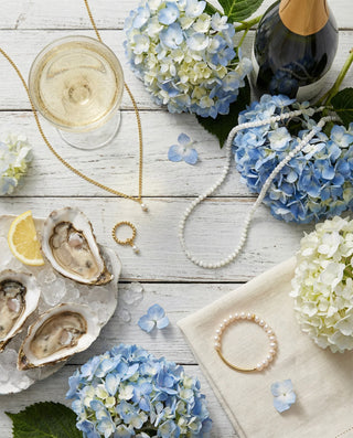 Bowood Lane Gold / Pearl Della Bracelet