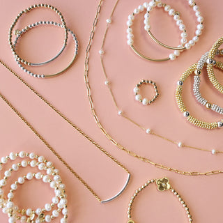Bowood Lane Gold / Pearl Della Bracelet