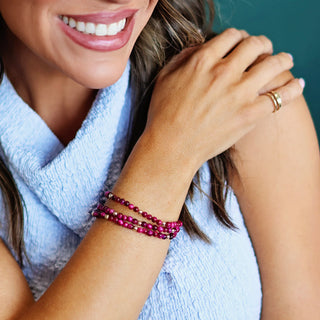 Bowood Lane Rose Pink Miller Bracelet