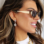 Bowood Lane Silver Sable Earring