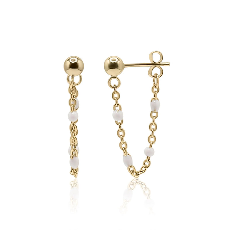 Bowood Lane Sutton Earrings (White)
