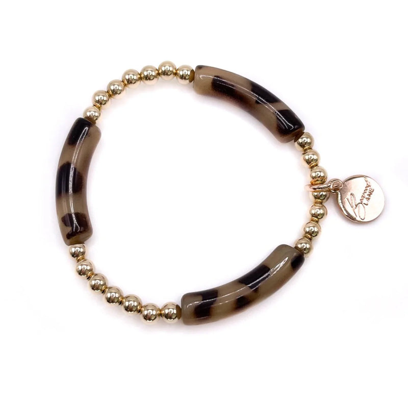 Bowood Lane Berkley 6mm Bracelet - Leopard