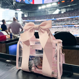Ballet Pink Bow Jelly Stadium Bag