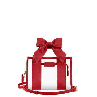 Varsity Red Bow Jelly Stadium Bag