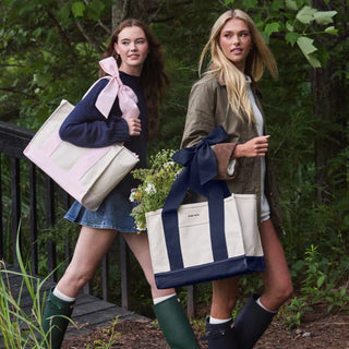 Oxford Navy Canvas Tote Bag