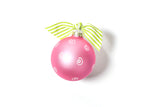 For this Child Pink Glass Ornament - Personalization Included
