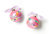 Friendship Bracelet Glass Ornament - Personalization Included