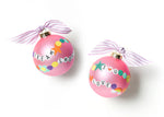 Friendship Bracelet Glass Ornament - Personalization Included