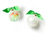 Friends are Flowers Glass Ornament - Personalization Included