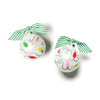Gleaming Lights Glass Ornament - Personalization Included