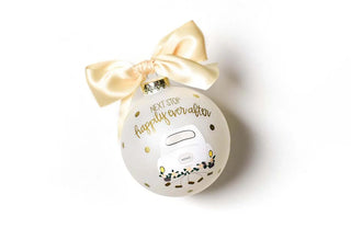 Next Stop Happily Ever After Glass Ornament - Personalization Included - J.A. Whitney