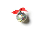 O Holy Night in Color Glass Ornament - Personalization Included