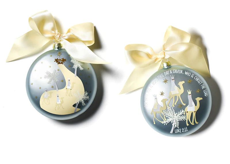 Luke 2:11 120mm Glass Ornament (Birth of Christ)