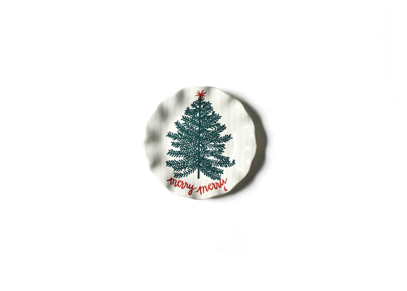 Merry Tree Ruffle Plate