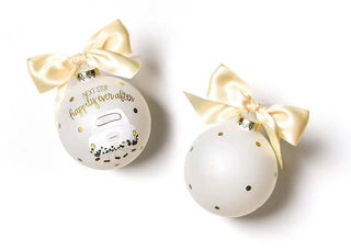 Next Stop Happily Ever After Glass Ornament - Personalization Included - J.A. Whitney