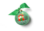 Our First Christmas in Our New Home Glass Ornament - Personalization Included