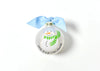 Blue Snowman My 1st Christmas Glass Ornament - Personalization Included