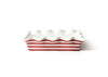 Stripe Ruffle Casserole Dish