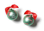 Have a Sweet Christmas Glass Ornament - (Personalization Included)
