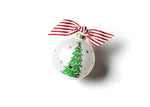 Vintage Trimmed Tree Glass Ornament - Personalization Included