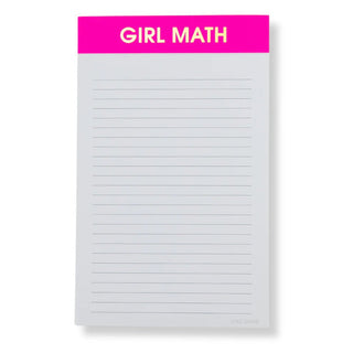Girl Math Notepad - J.A. Whitney
