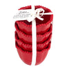 Perlette Red Set of 4 4.625in Dipping Bowls