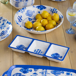 Fish Tales 3 Section Relish Tray - J.A. Whitney