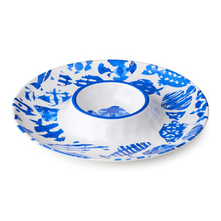 Fish Tale Melamine Chip & Dip - J.A. Whitney