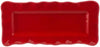 Rectangular Platter 19X9" Perlette Red