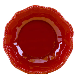 Large Serving Bowl Perlette Red - J.A. Whitney
