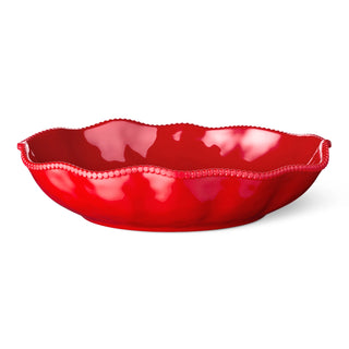 Large Serving Bowl Perlette Red - J.A. Whitney