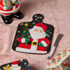 Santa Cheese Board & Knife