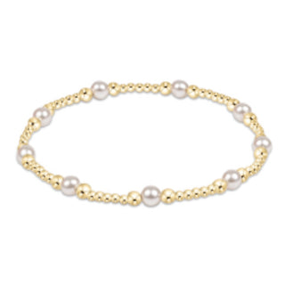 Purpose Pearl 4MM Gold Bracelet