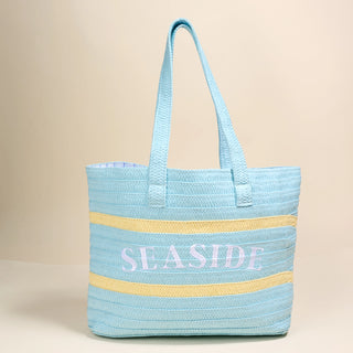 Seaside Straw & Sun Tote