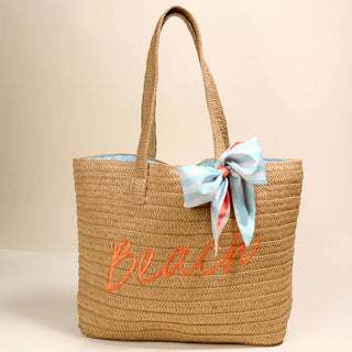 Beach Straw & Sun Tote