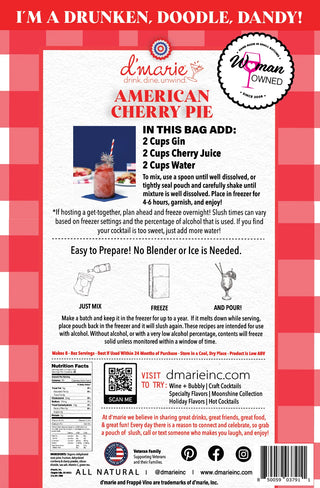 American Cherry Pie Drop Drink Mix - J.A. Whitney