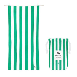Cancun Green XL Quick Dry Beach Towel - Personalization Included - J.A. Whitney