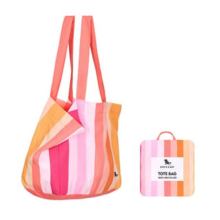 Miami Sorbet Foldaway Tote Bag - J.A. Whitney