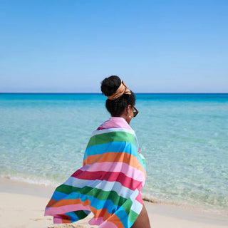 Tutti Frutti XL Quick Dry Beach Towel - Personalization Included - J.A. Whitney