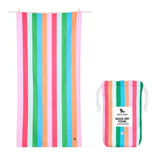 Tutti Frutti XL Quick Dry Beach Towel - Personalization Included - J.A. Whitney