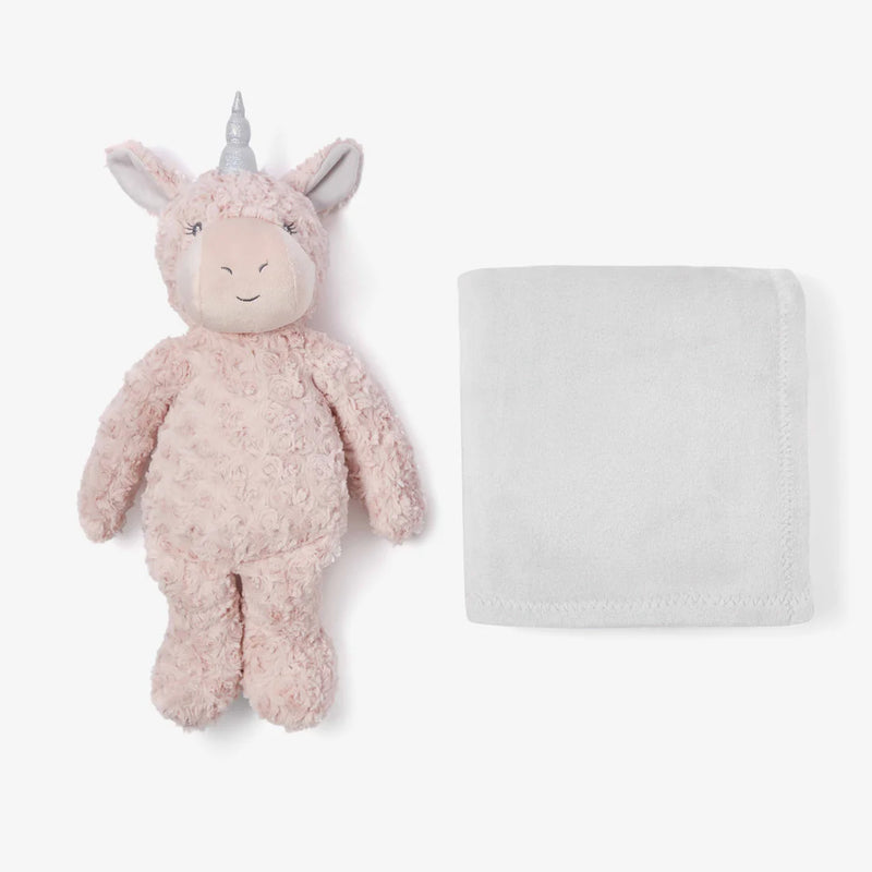 Unicorn Bedtime Huggie w/blanket - (Personalization Included)