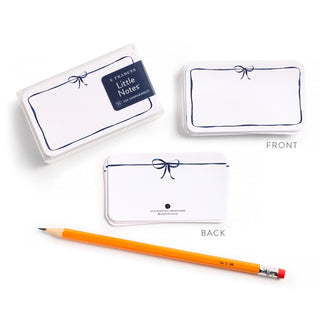 Navy Bow Little Notes - J.A. Whitney