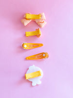 Clementine Puffy Bow Set