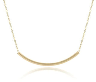 16" Necklace Gold - Bliss Bar Gold - J.A. Whitney