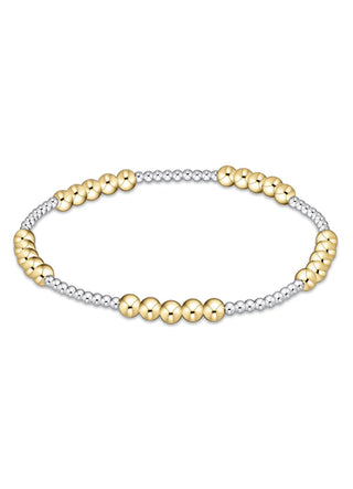 Blissful Mixed Metal 4mm Bracelet by enewton