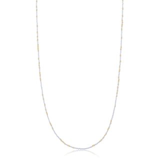 37" Necklace Hope Unwritten - Blue Ice