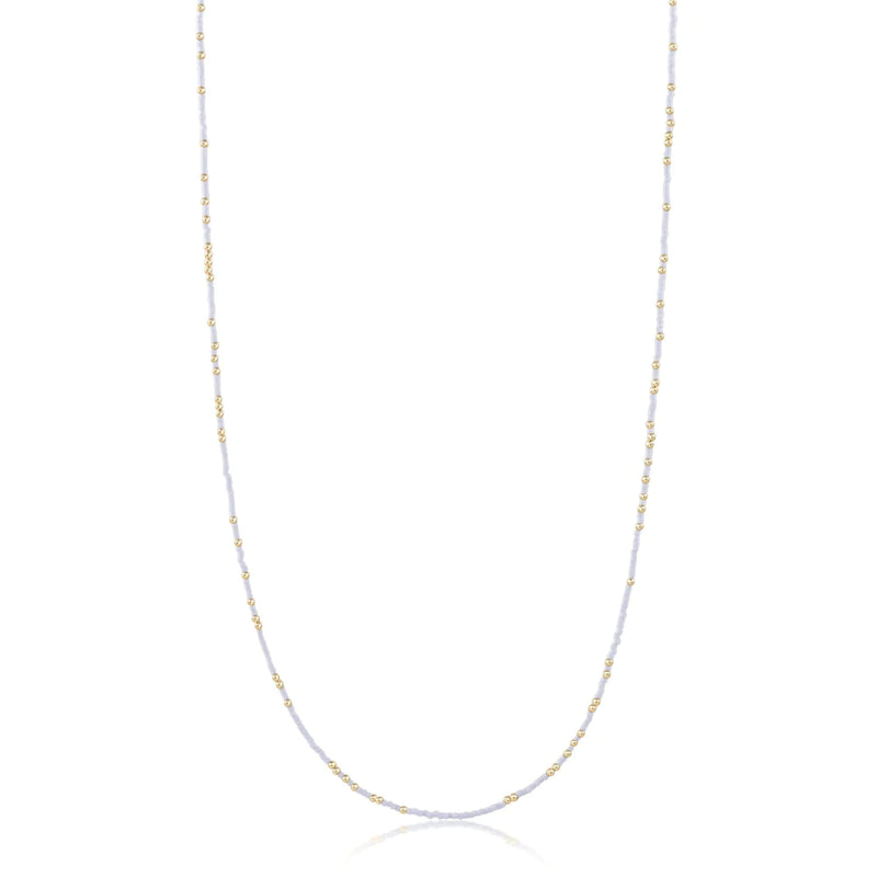 37" Necklace Hope Unwritten - Blue Ice