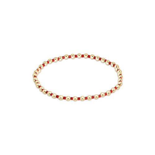 Hope Grateful Bracelet - Bright Red