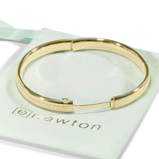 Cherish Gold Bangle Bracelet Medium - J.A. Whitney